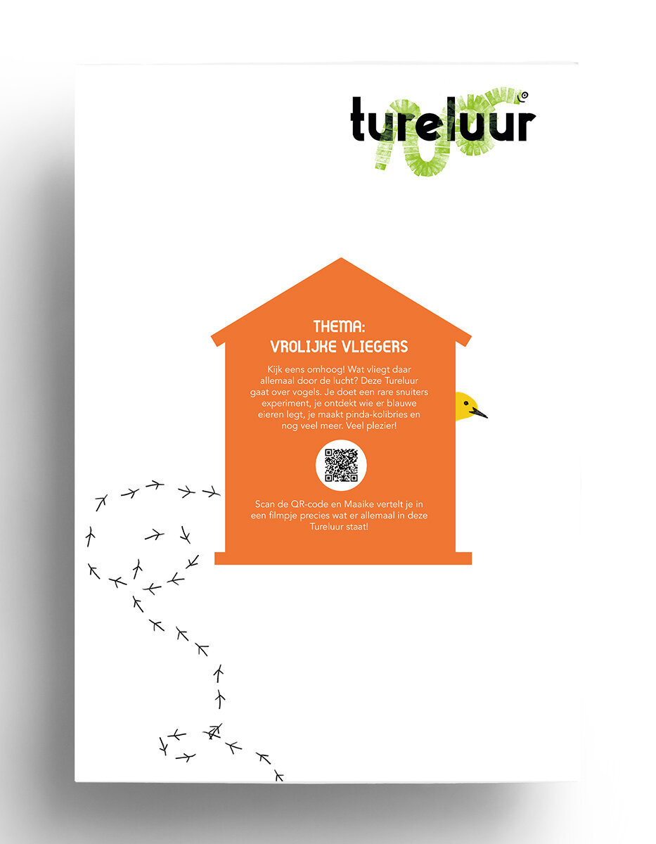 Tureluur - poster 22-3 mockup opgevouwen - illustratieve huisstijl - cracco illustration