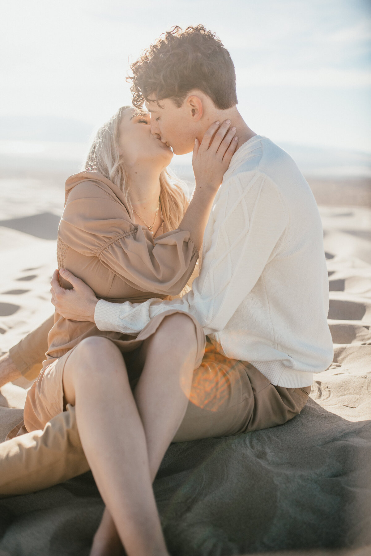 A Sand Dunes Engagement Photography Session - 27