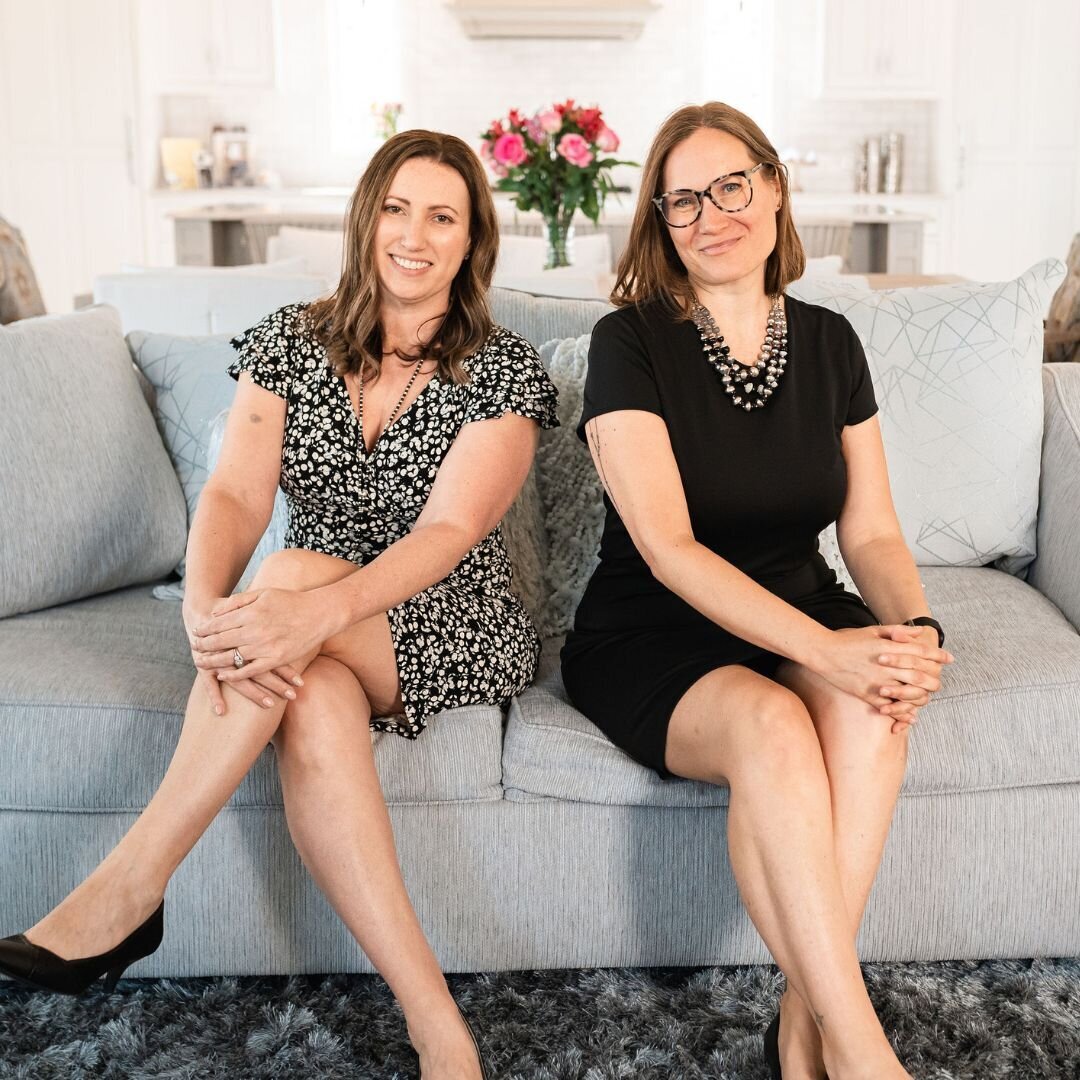 Sara Muniza and Lara Slonaker with Columbus Home Group