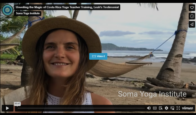 Soma Yoga Institute Graduate  MathRecent graduate shares her transformative experience at our Costa Rica Yoga Teacher Training, deepening her practice and joining a supportive community.