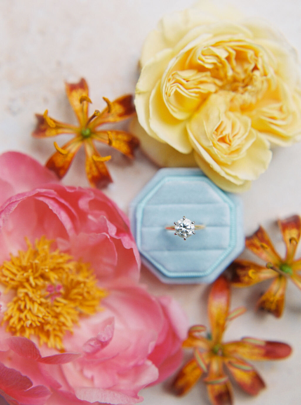 Bridal Ring in Blue Box
