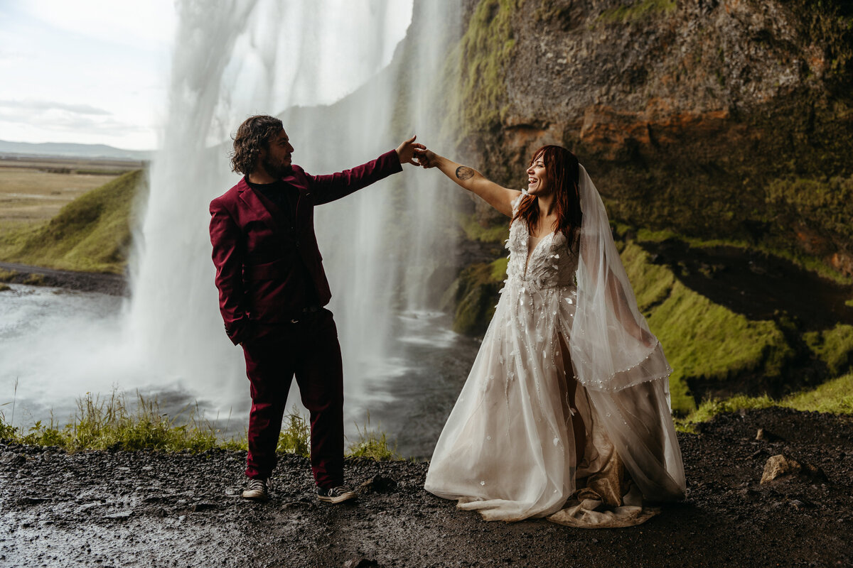 Seljalandsfoss Iceland Elopement Photographer