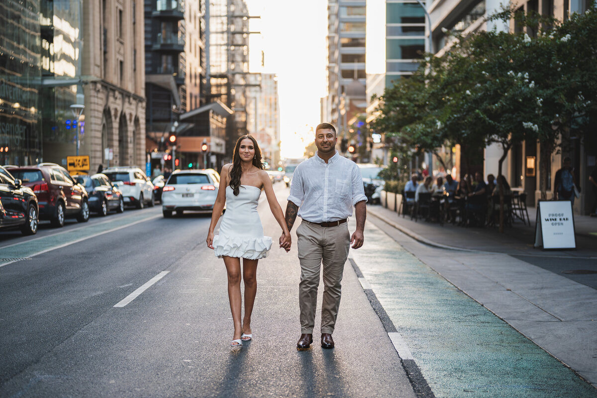 Stunning seaside engagement photos filled with romance, laughter, and cinematic vibes.
