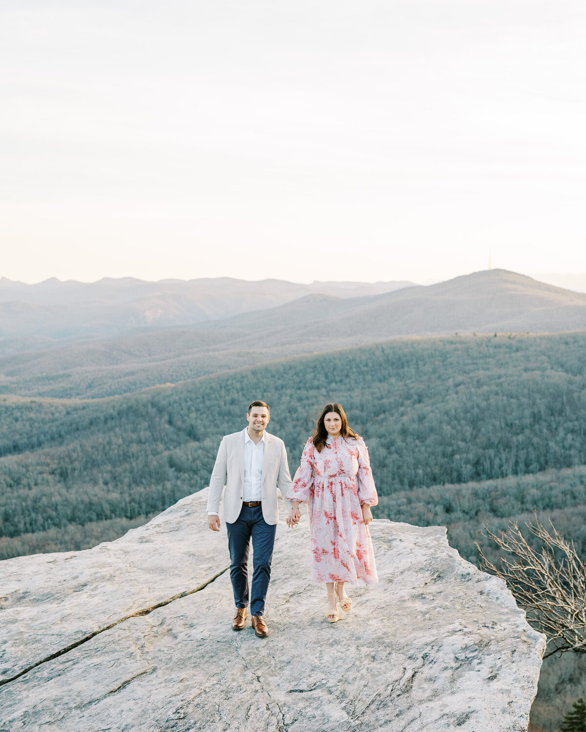 The Fourniers | Grandfather Mountain Engagement-93