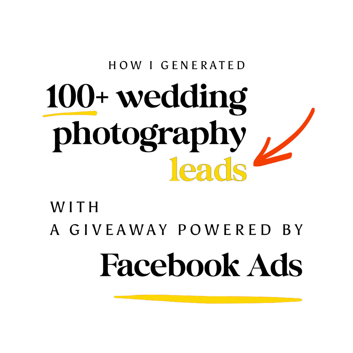 The Photographer's Consultant Facebook Giveaway Ad Strategy6