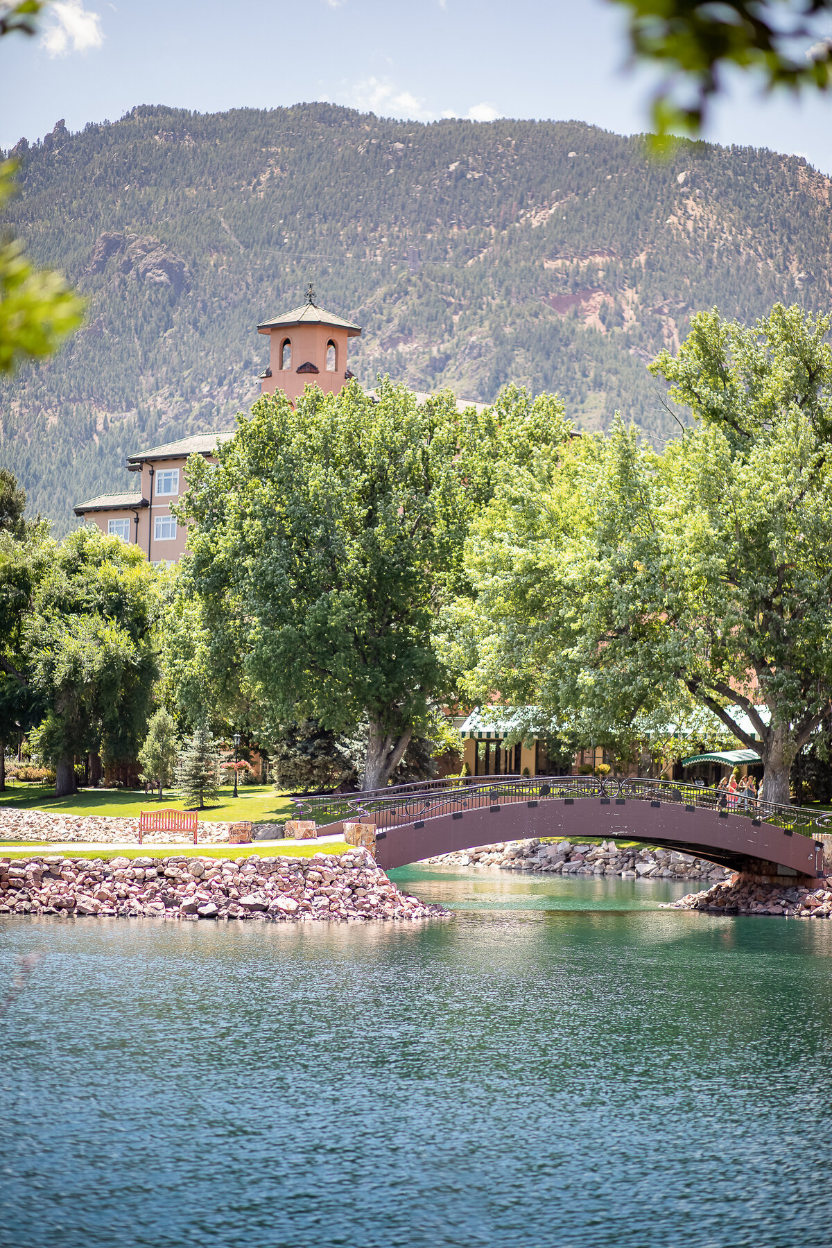 Vew of the Broadmoor Lake, Colorado