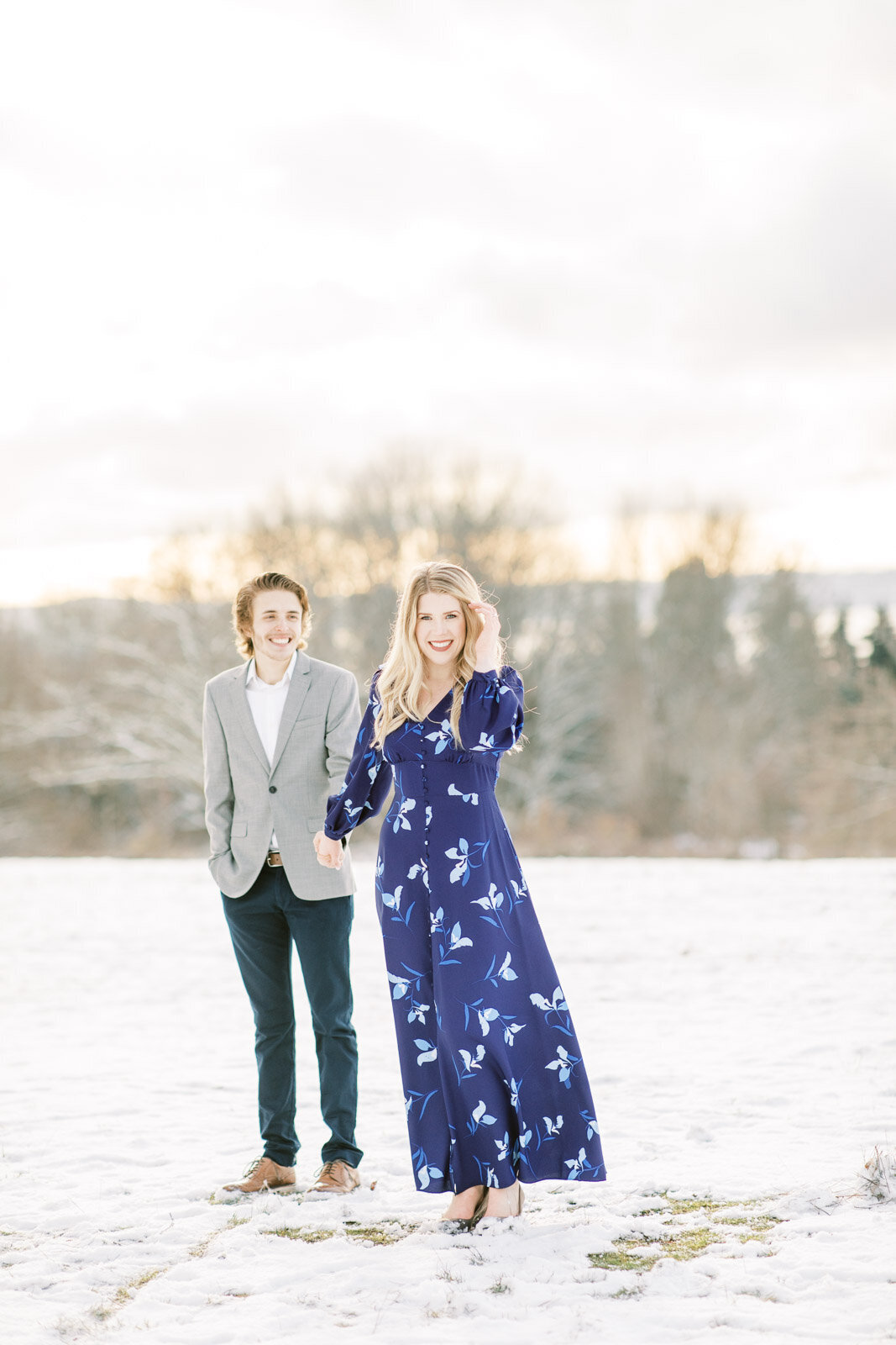 Winter Engagement Session at Discovery Park in Seattle_005