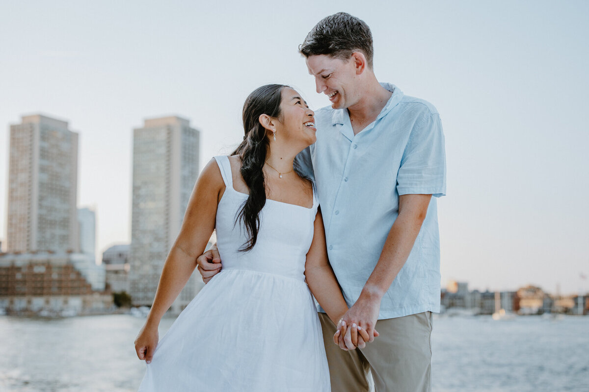 Boston Seaport Engagement Photos-New England Wedding Photographer-19774