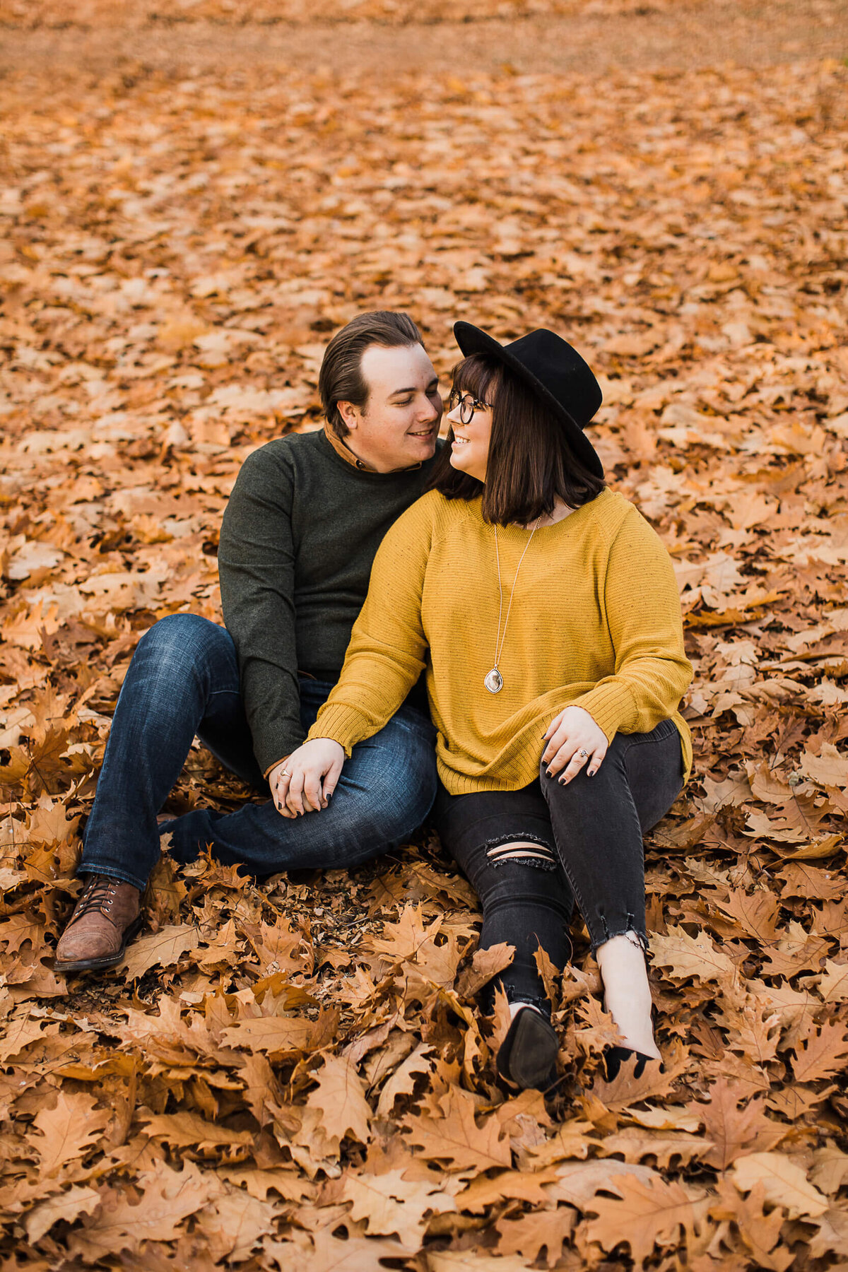 Fall engagement photography in Dallas, TX