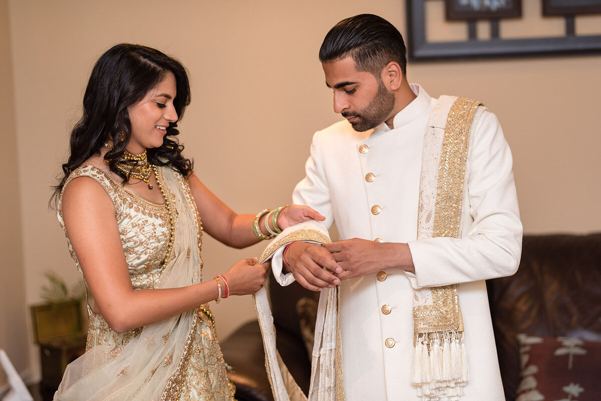 Indian groom portrait