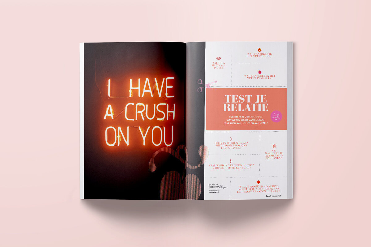 Magazine Ik ook van jou ontwikkelt voor EFT in opdracht van Mediawater. Begeleiding, productie, redactie en ontwerp magazine door Bladkamer.