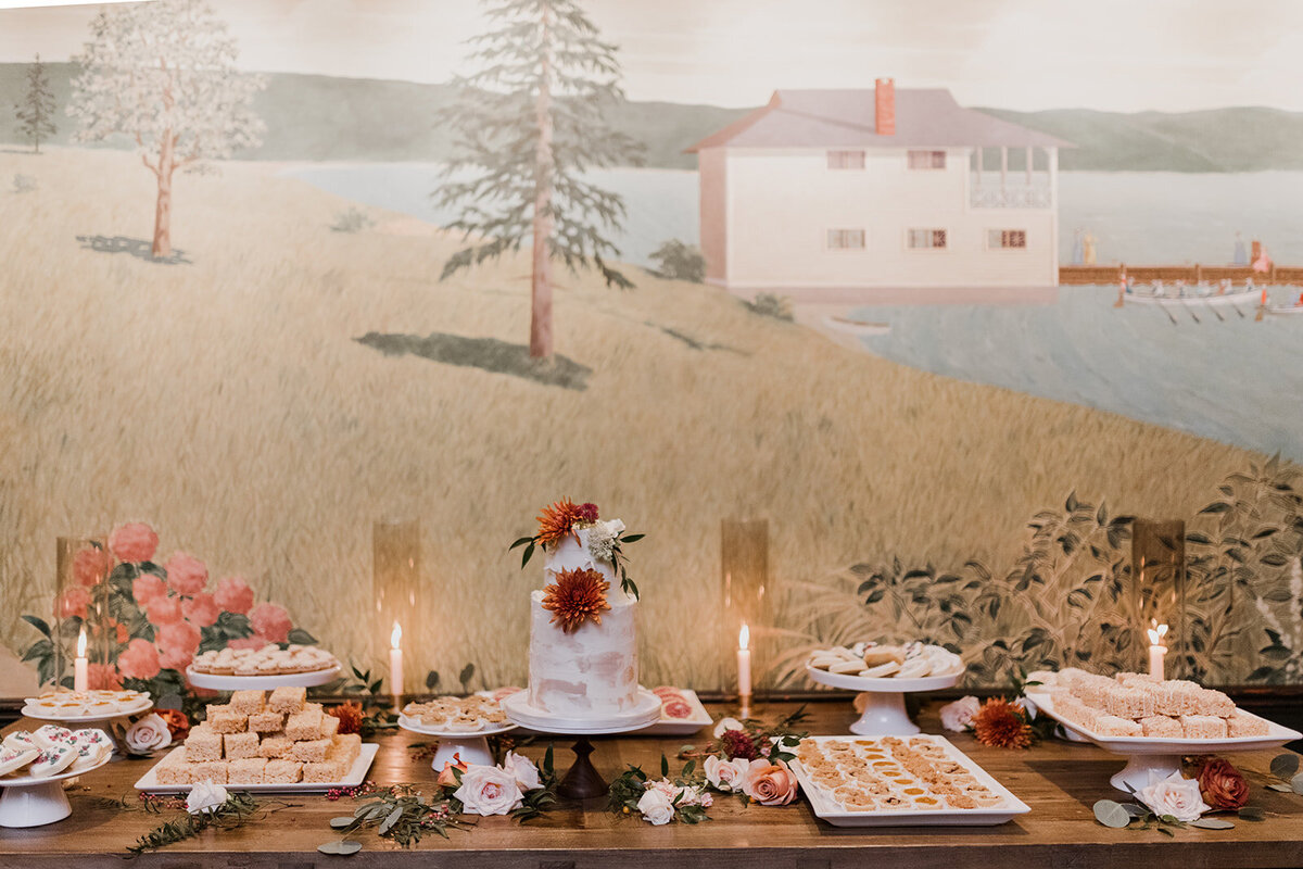 Inns of Aurora Verve Event Co. Finger Lakes Wedding Dessert Table The Kruks Photography-1294