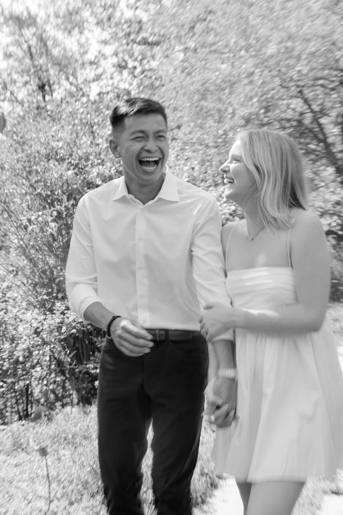 Ivan & Louise Wedding Photography - Wedding Photography Indianapolis - Newfields Engagement Session