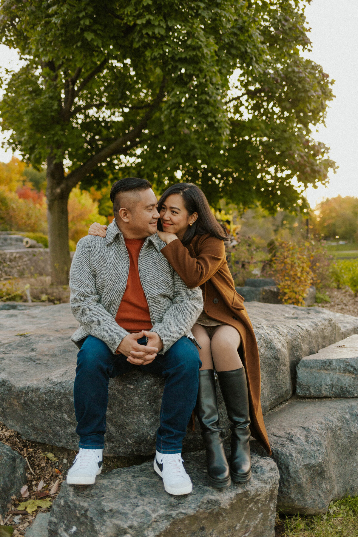 Fall Foliage and Romantic Moments
