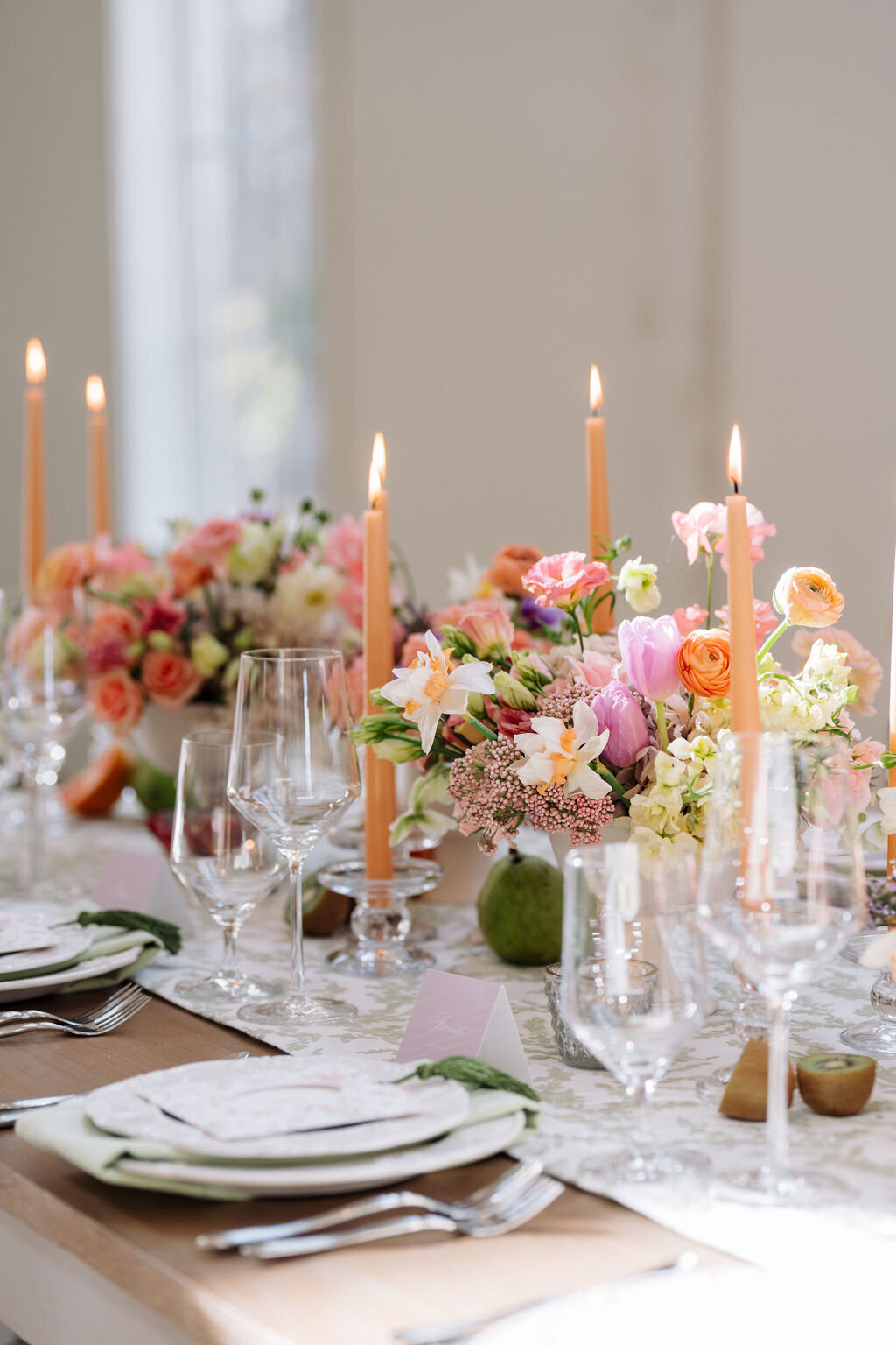 spring wedding flowers designed by wild flora florist