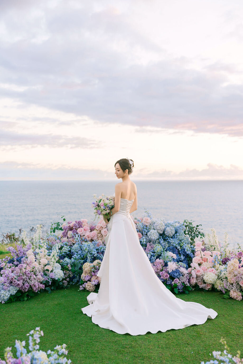 Lanai Hawaii  wedding ceremony- Hawaii wedding flowers