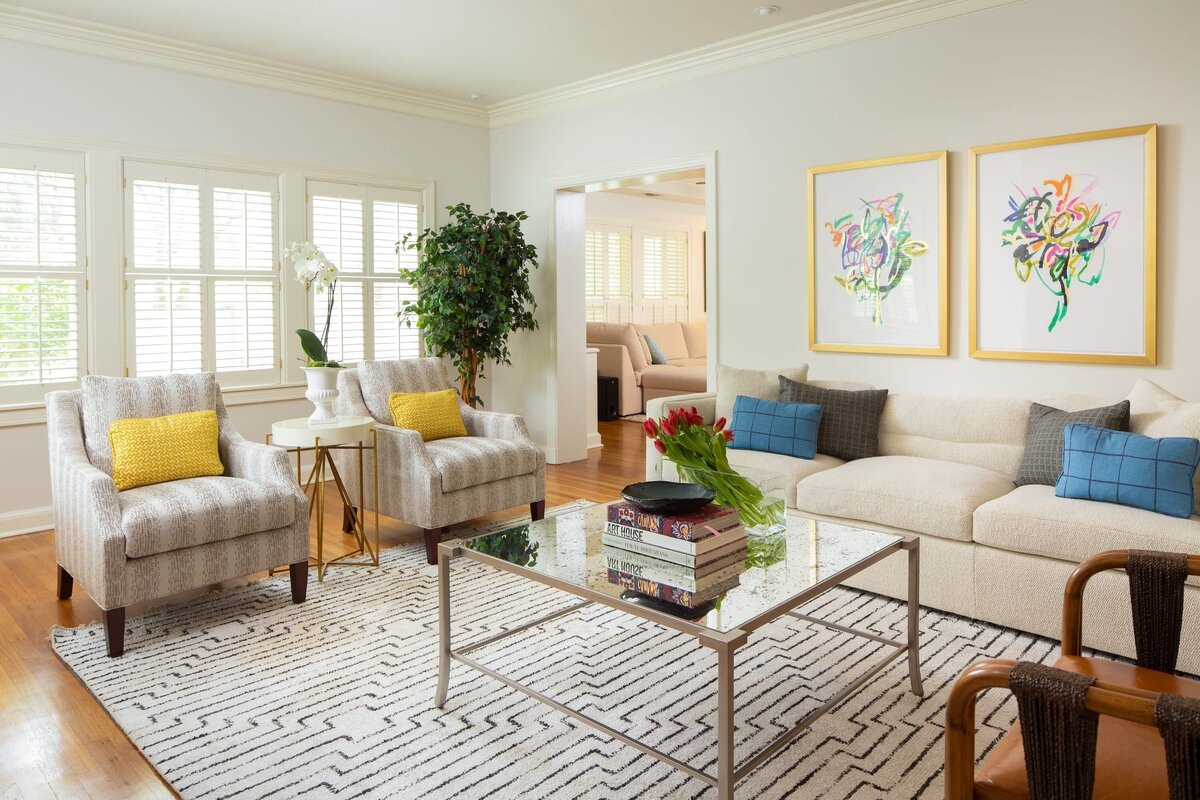 the keeping room interiors alta living room furniture with coffee table and rug with wood floors 