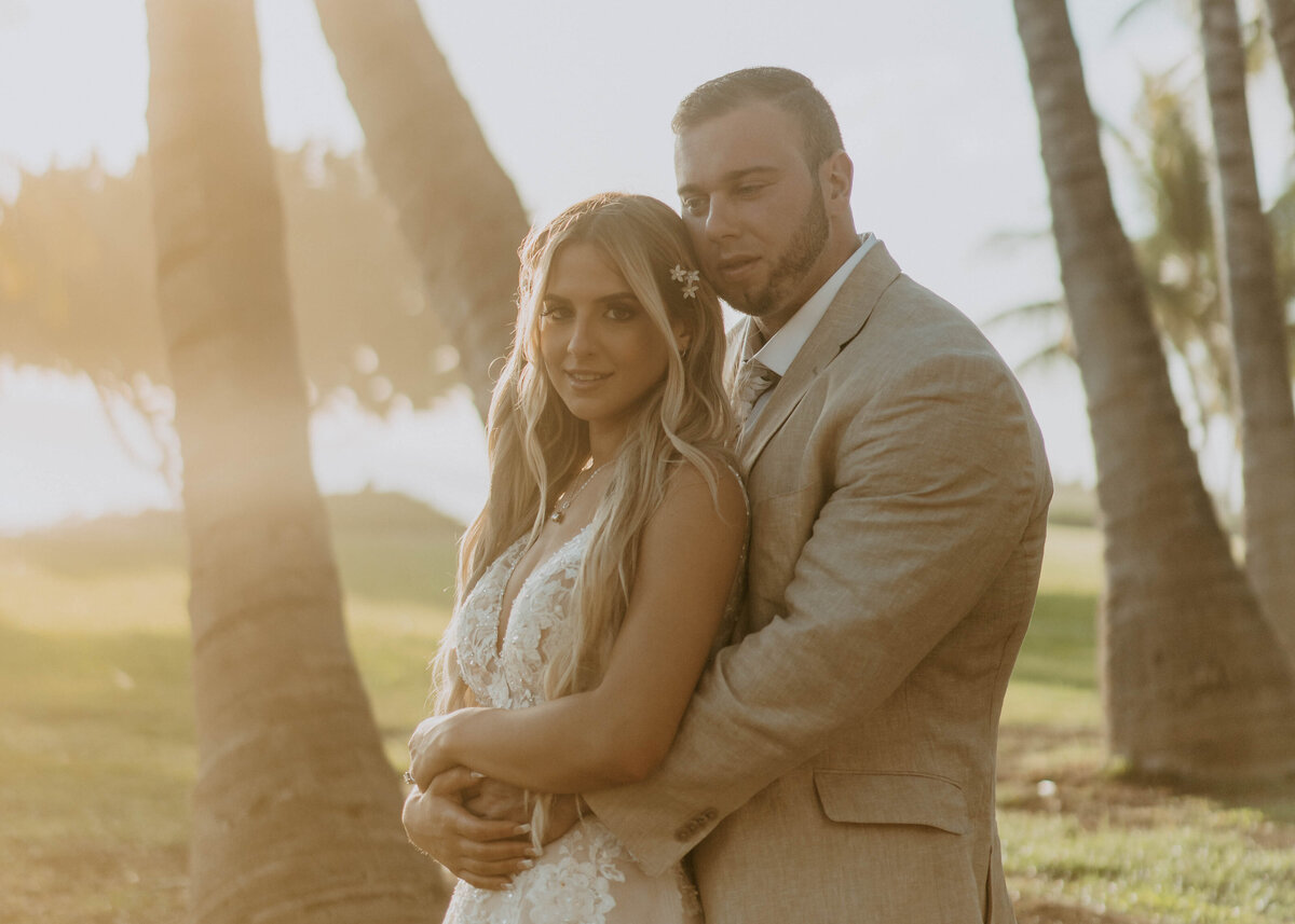 Cass and Alex's wedding photos at Olowalu Plantation House.