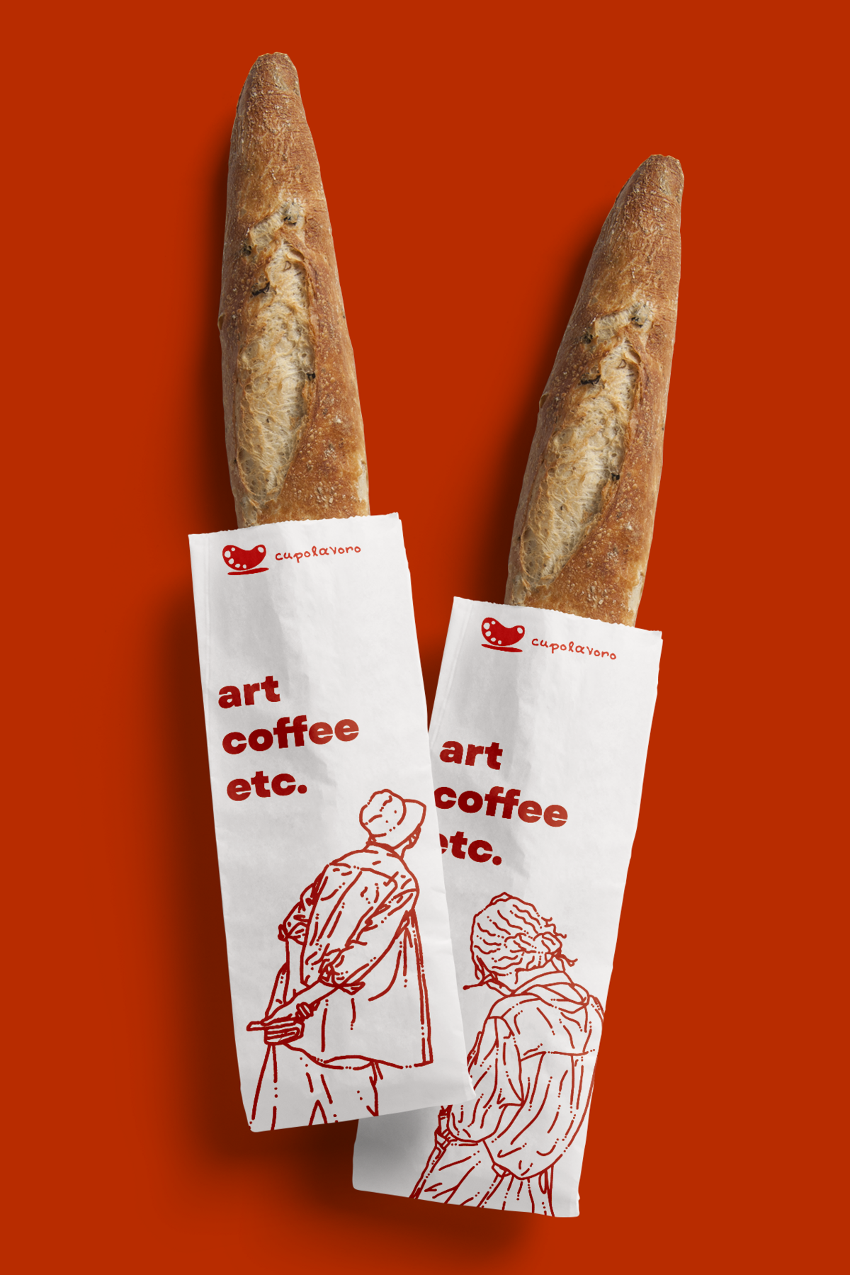 Baguette Bag Mockup