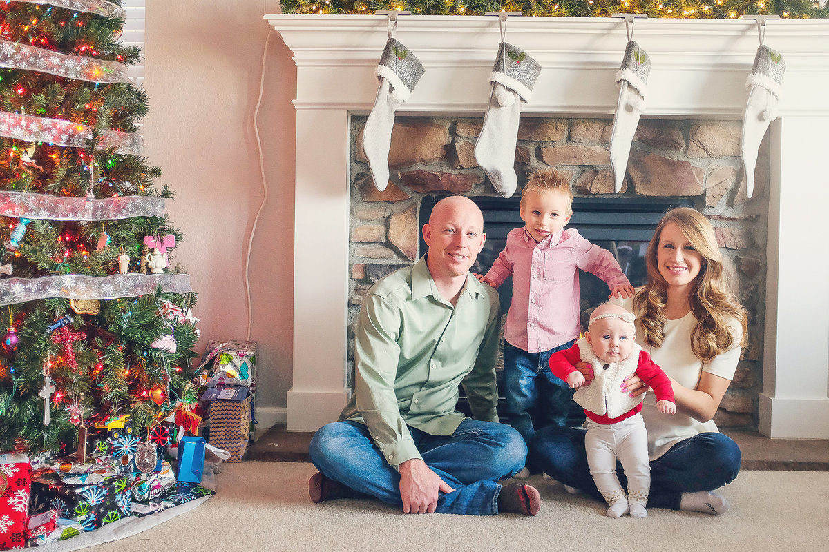 chirstmas family photographer in colorado