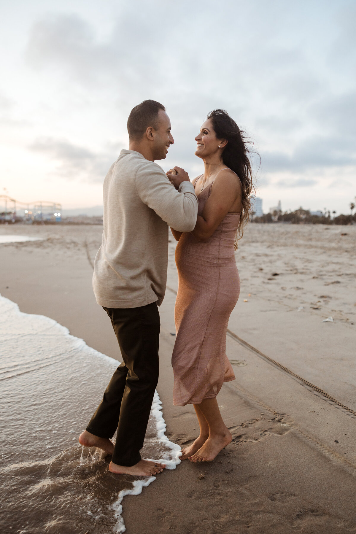 Santa Monica Beach Maternity Photography 102