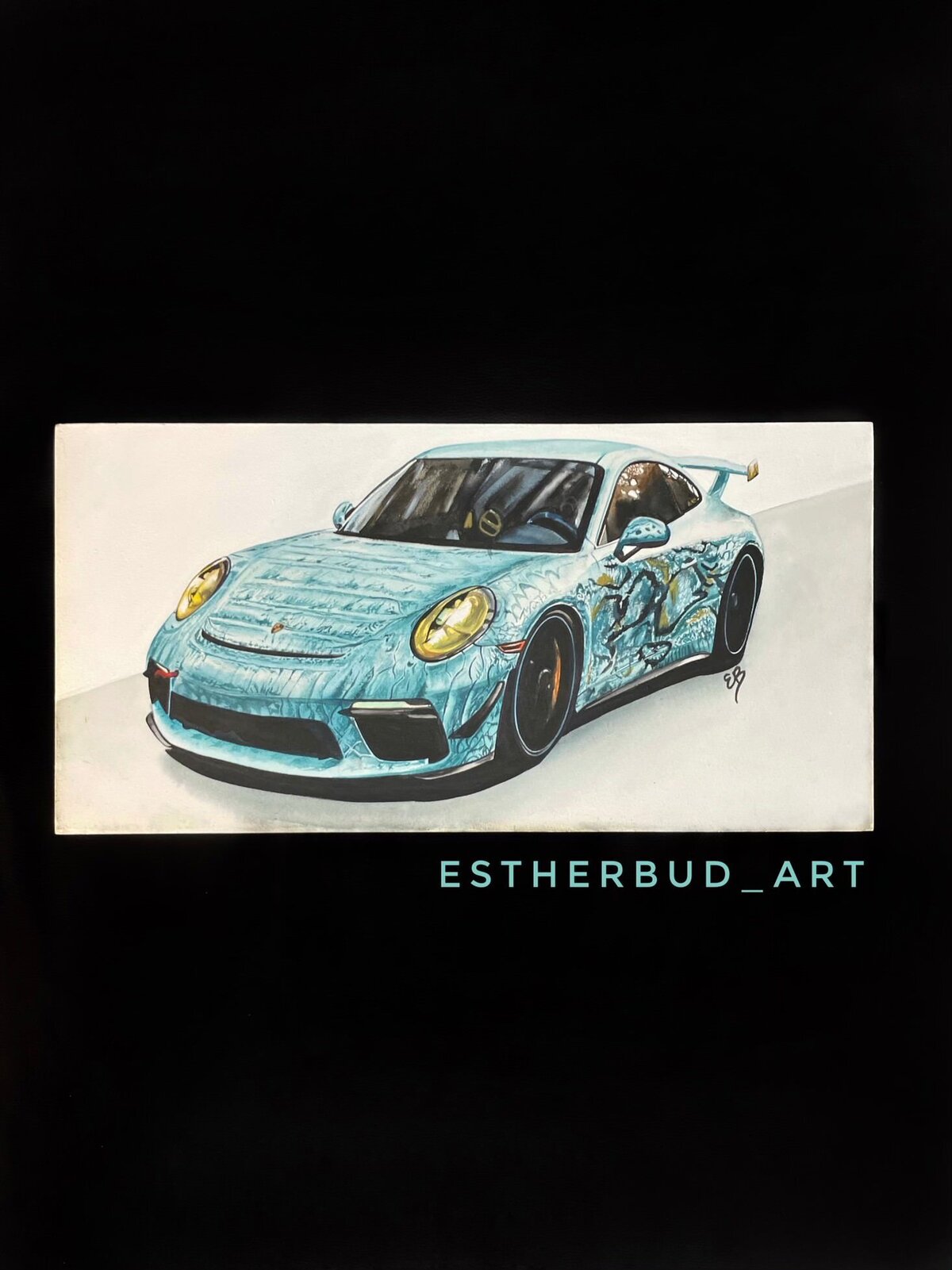 Automotive Art #4- Snakeskin Porsche 