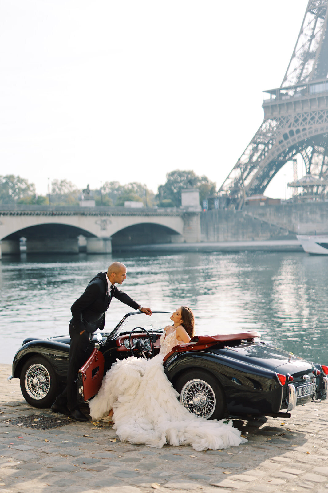 Modern Film Wedding Photography in Paris France 73