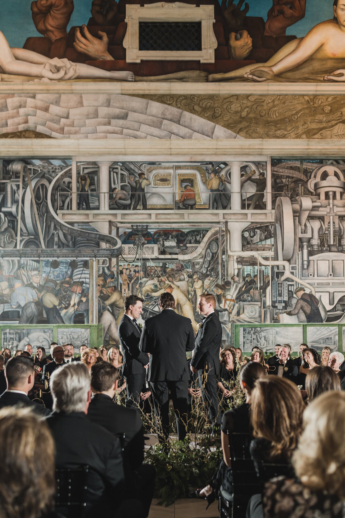 A CLASSIC BLACK TIE SAME SEX WEDDING AT THE SHINOLA HOTEL AND DETROIT INSTITUTE OF ARTS IN DETROIT MICHIGAN PROVIDED BY KARI DAWSON54