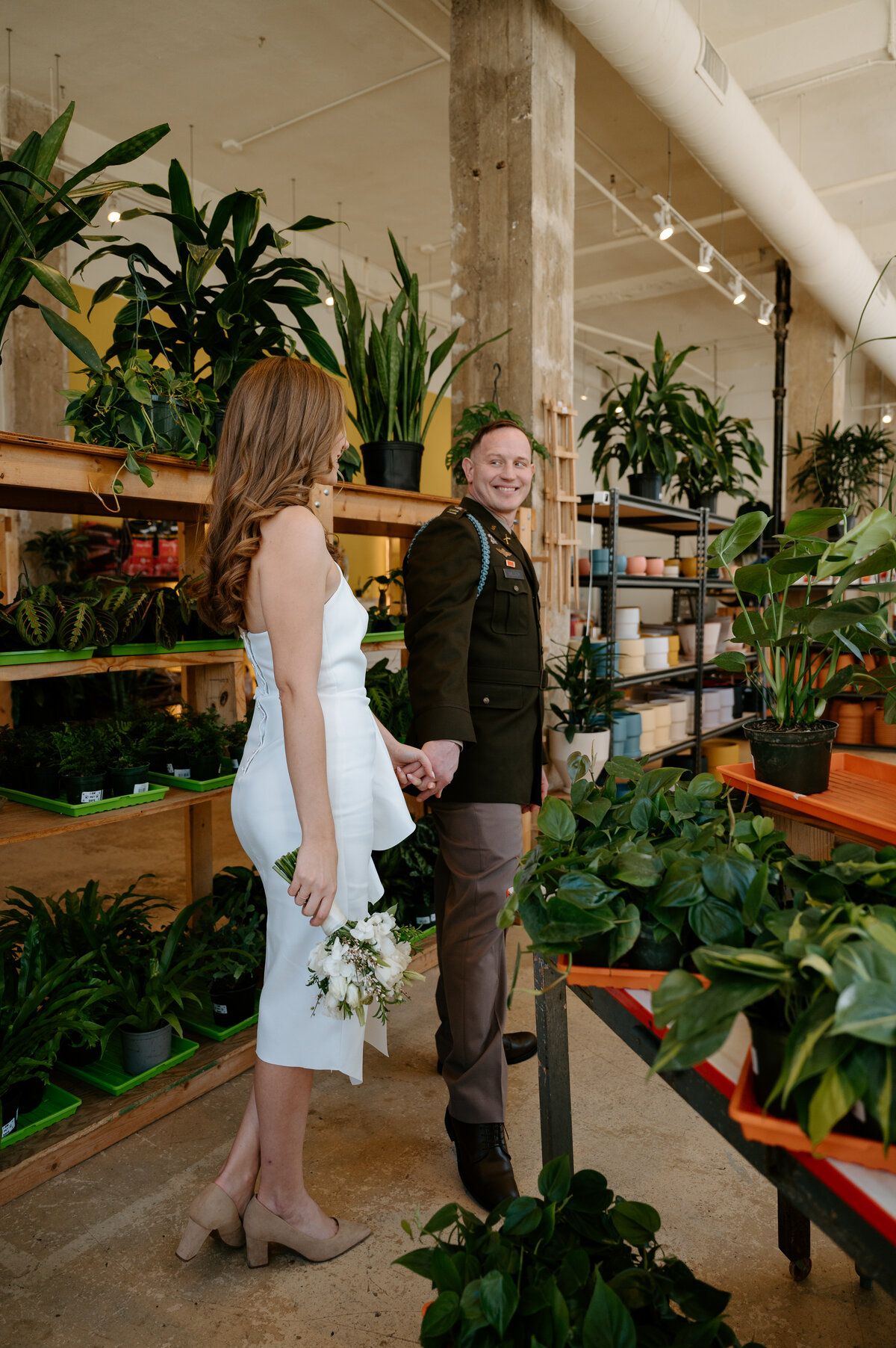 copperline plant store, raleigh elopement