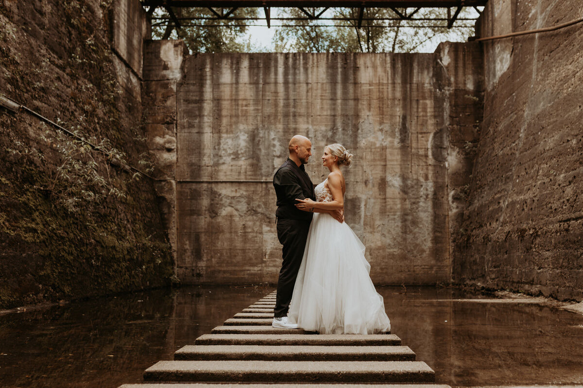 Hochzeitsshooting im Landschaftspark Nord in Duisburg
