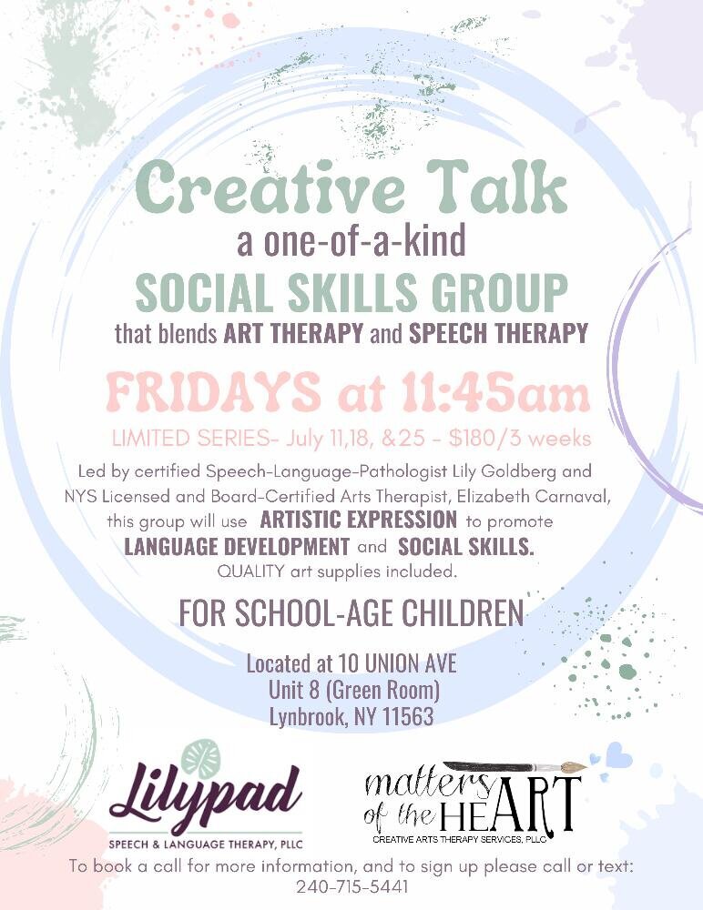 creative talk summer flyer