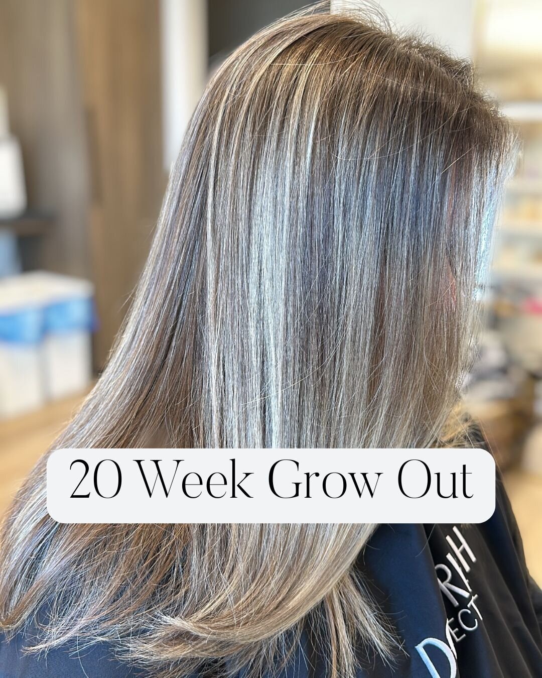 Omaha lived-in dimensional blonde goes 20 weeks between salon appointments without a harsh grow-out line of demarcation and brass.