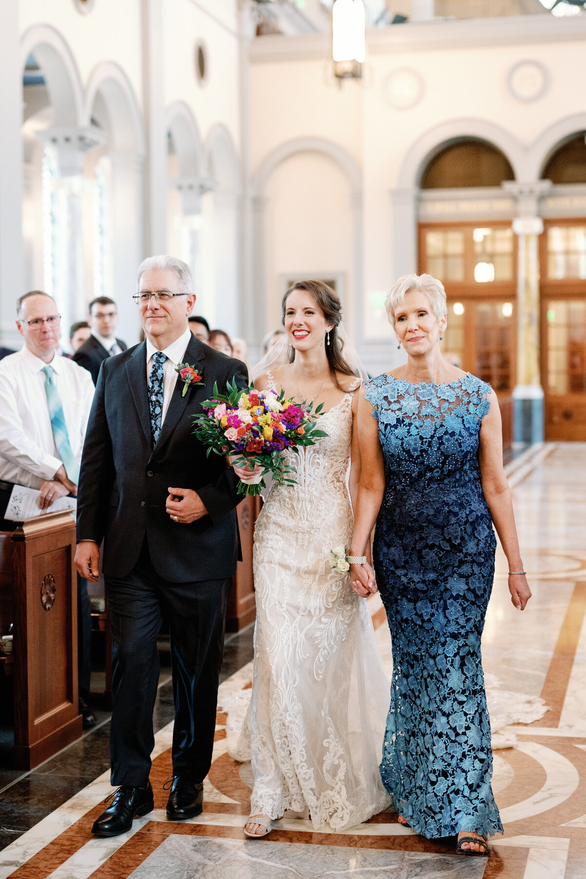 Sonja and Steven - Sacred Heart Cathedral and The Press Room - East Tennessee Wedding Photographer - Alaina René Photography-150