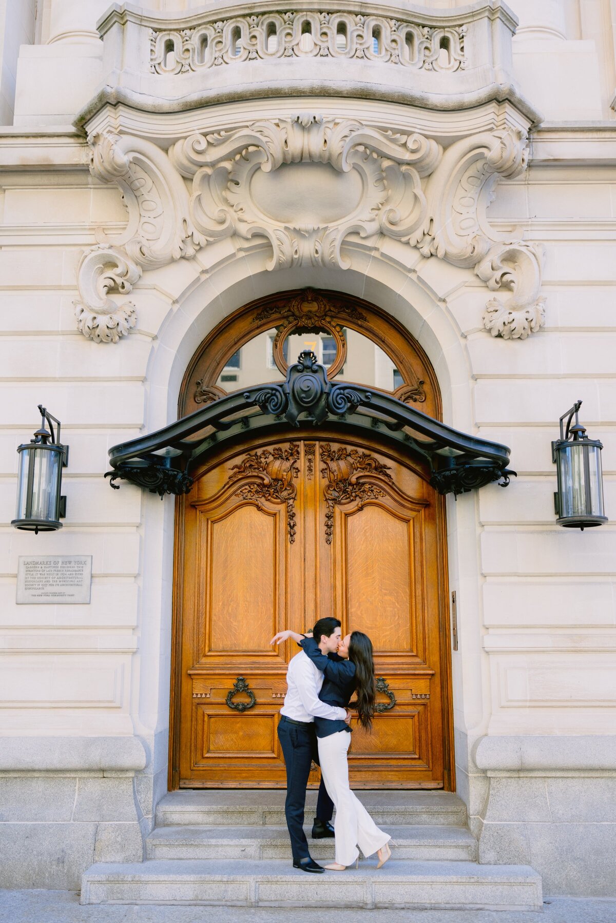 Larisa Shorina Photography New York Paris France Italy Destination Chic Modern Luxury Wedding Upper East Side Engagement -66