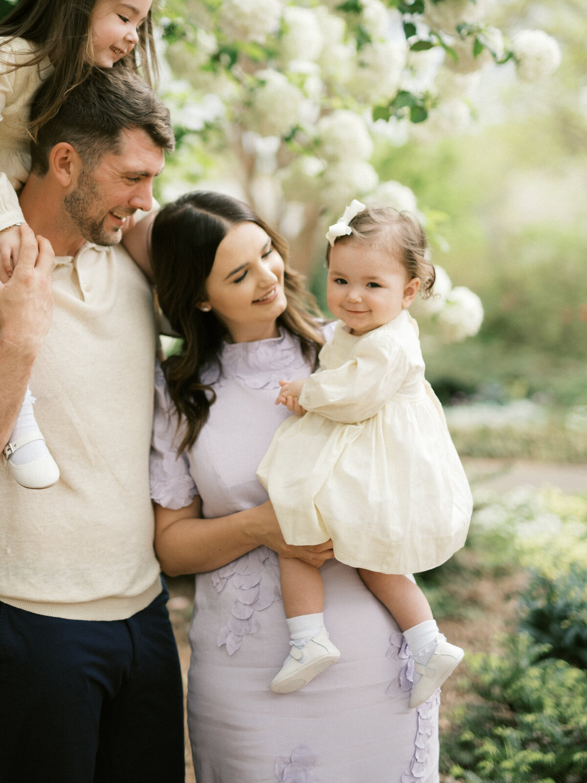 family session in huntsville botanical garden by fauna & film