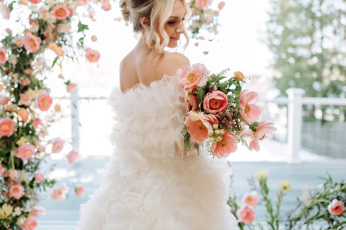 Fluffy Sunset Citrus Palette Pier 290 wedding lake geneva-37