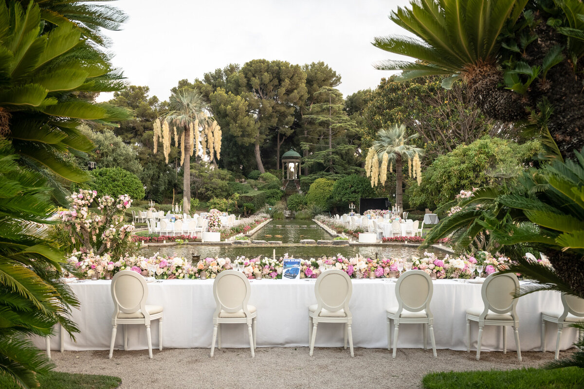 Wedding at Villa Ephrussi by Alejandra Poupel Top Wedding Planner in France 24