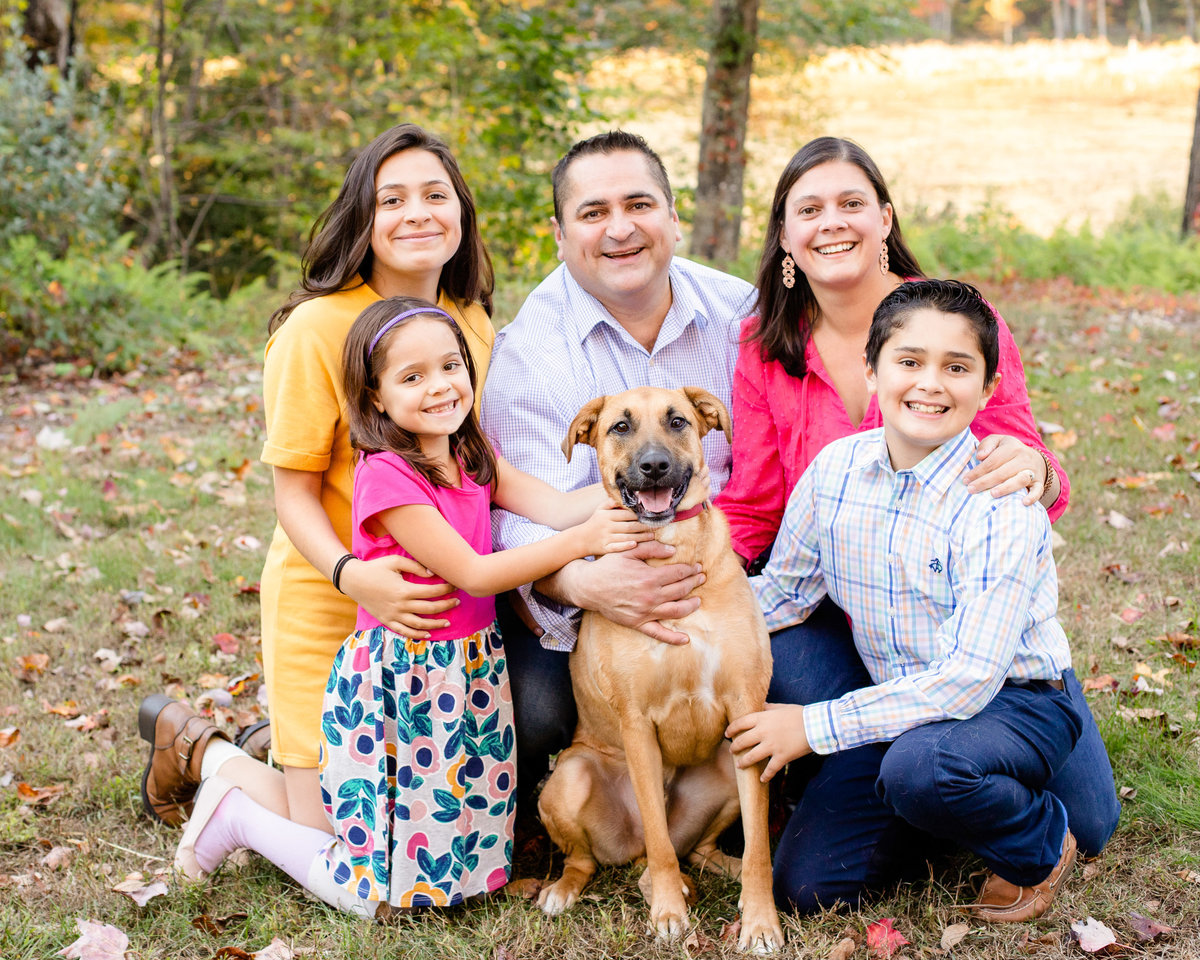 Contreras Family with Dog
