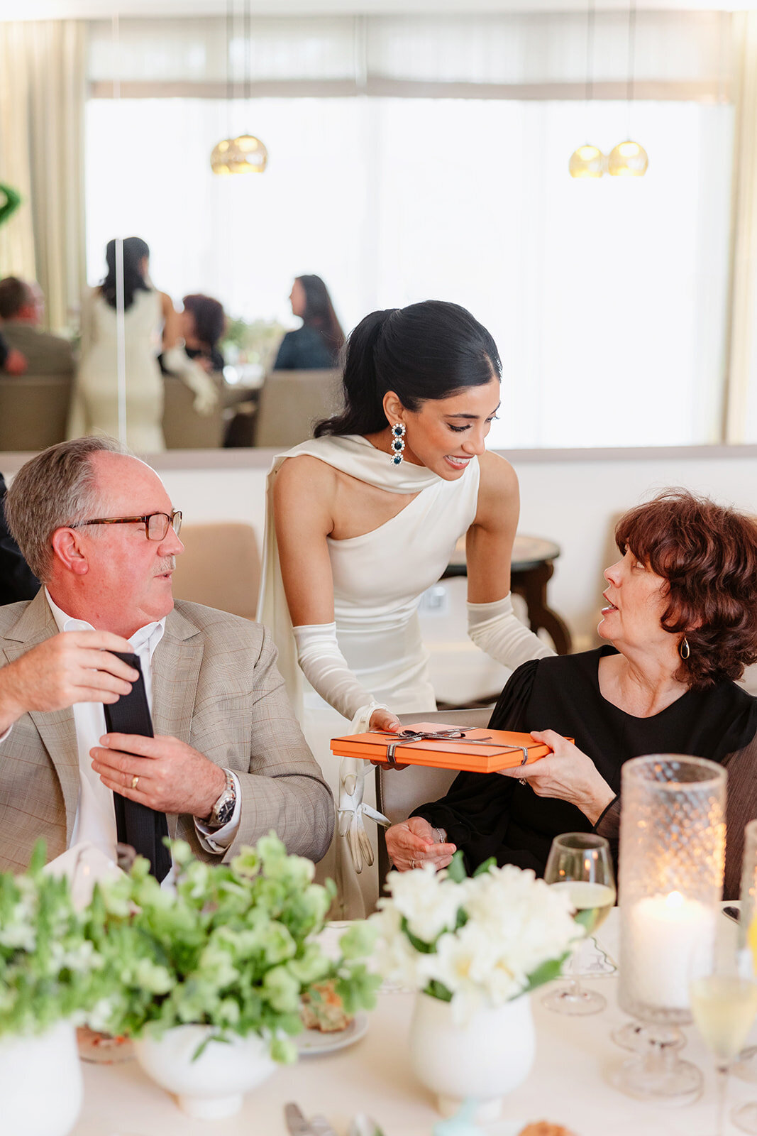 A moment of love and sharing during a wedding ceremony