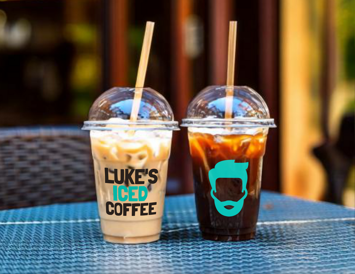 Lukes Iced Coffee double cups