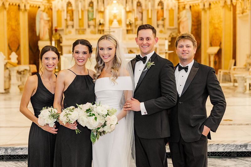 Wedding Ceremony at St. Mary’s in Evansville134
