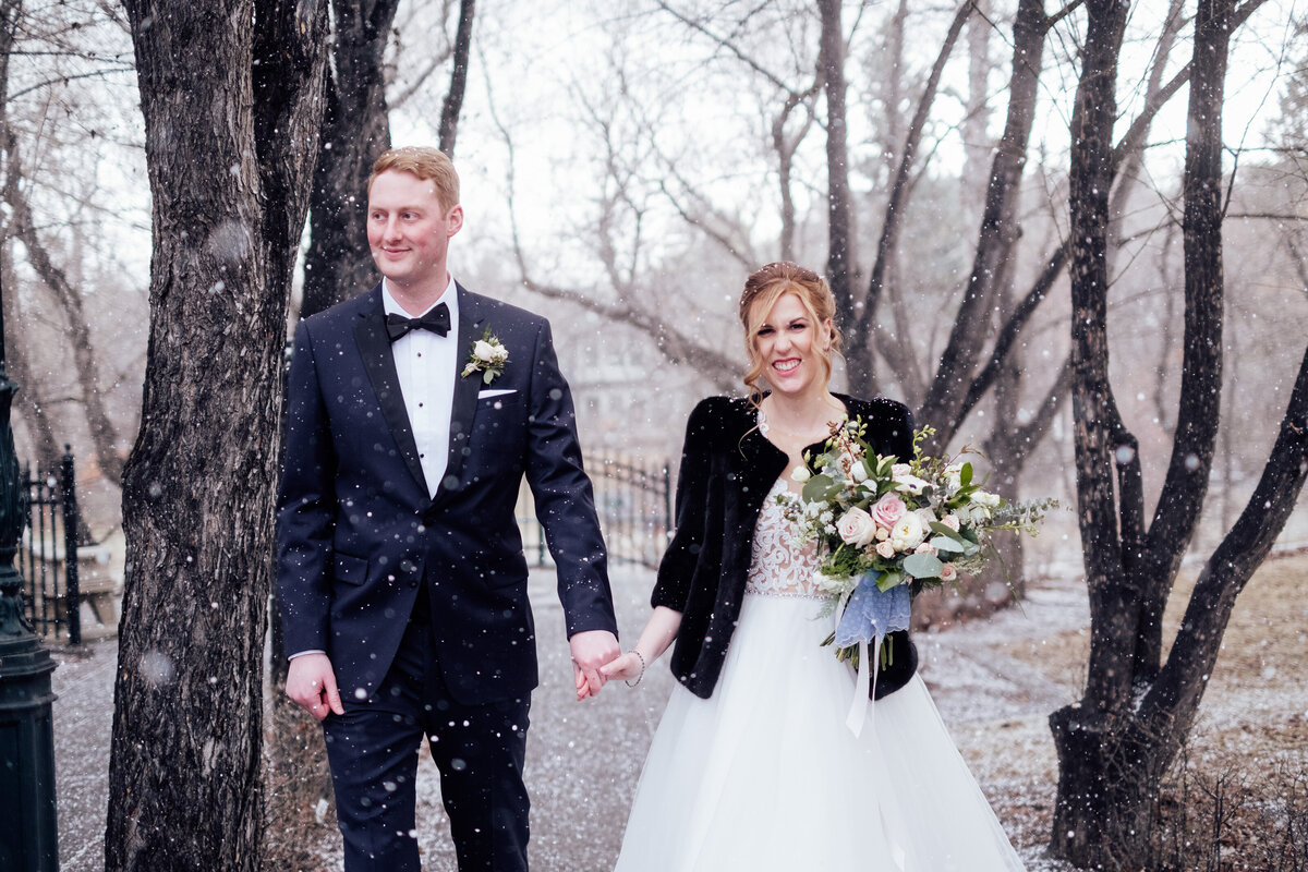 Calgary Wedding Photographer Winter Wedding Jenn Roach