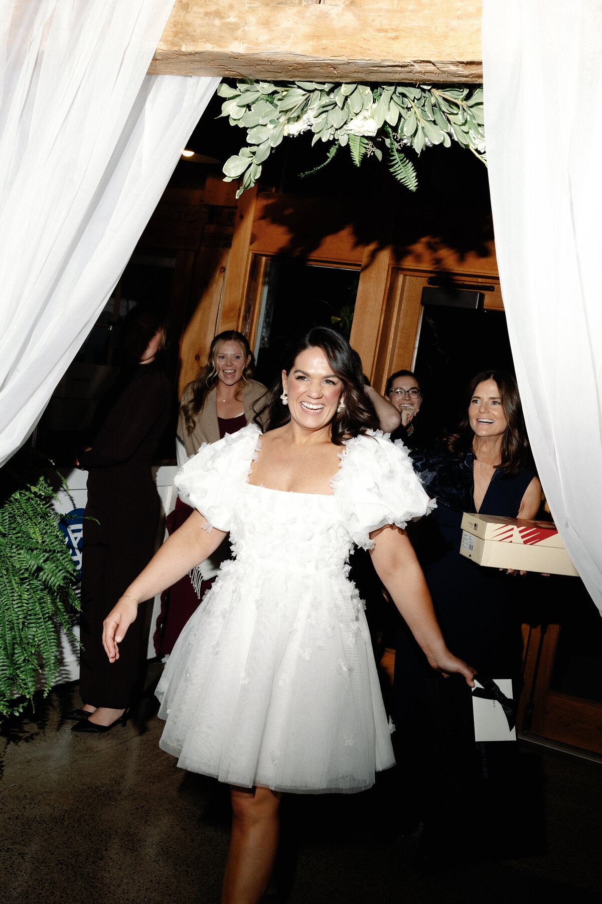 wedding-reception-mini-white-dress