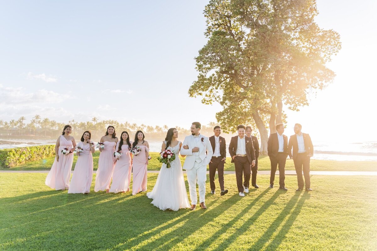 Big Island Wedding Party photos