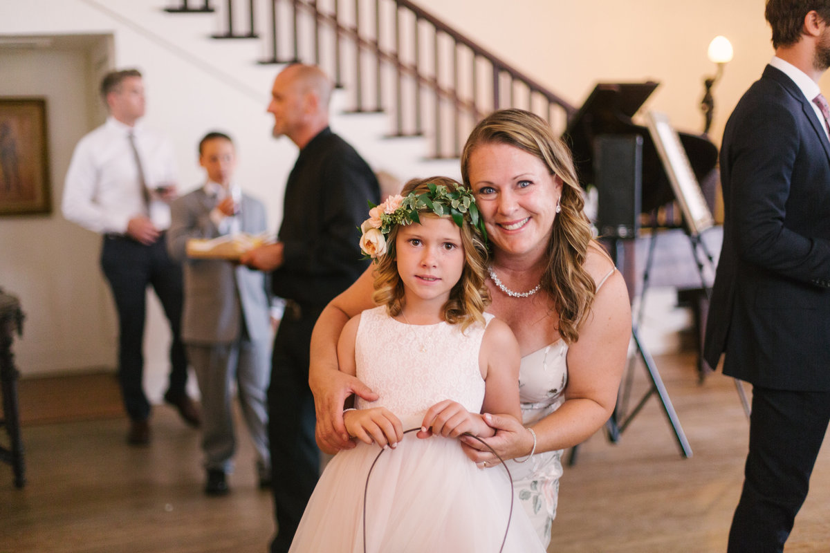 Cocktail hour portrait at 1880 Union Hotel Wedding