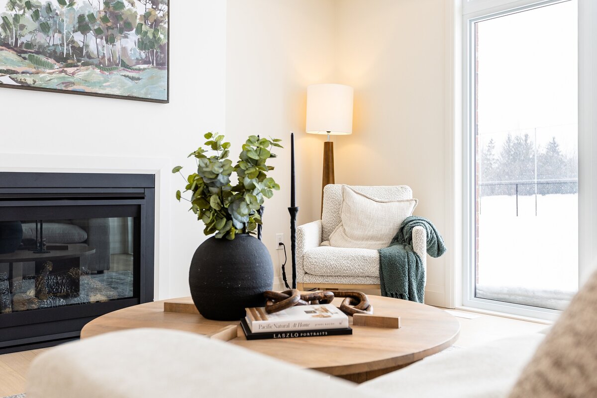 Living Room Staging Photos