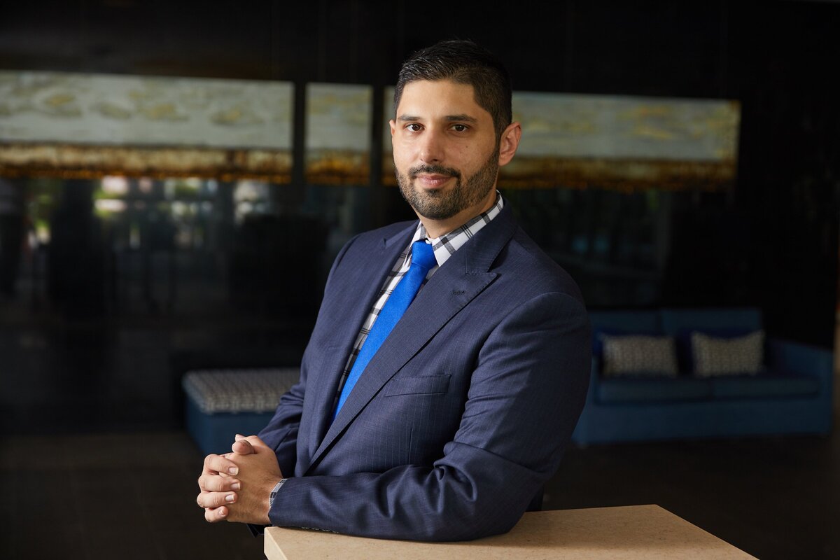 business portrait photo of Holding Redlich partner ranjit singh