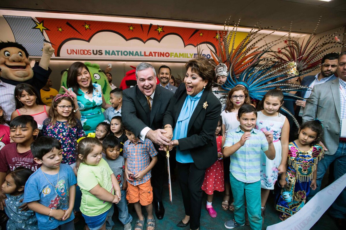 Ribbon Cutting at UNIDOS National Latino Family Expo in San Diego