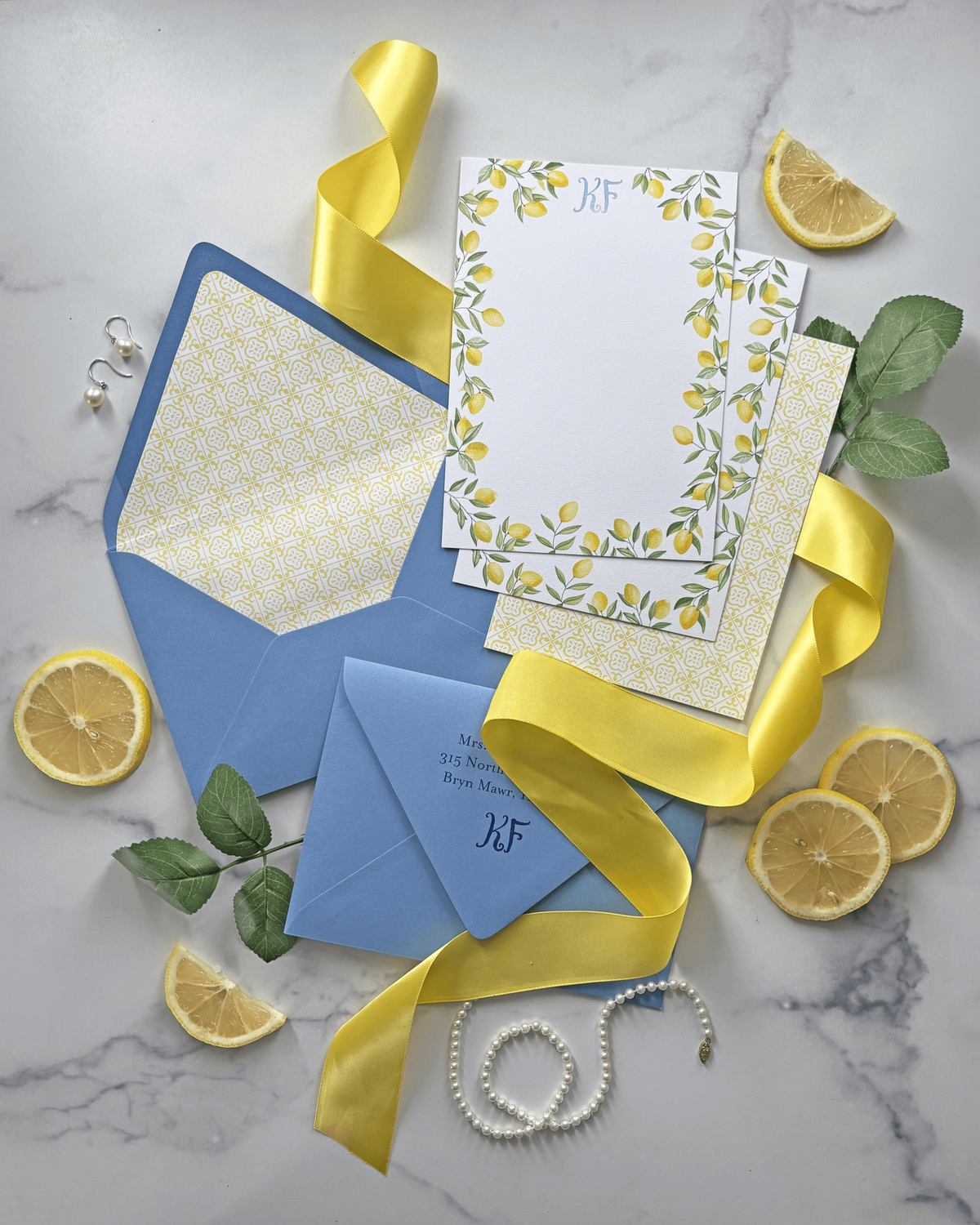 yellow-lemon-wedding-stationery-watercolor