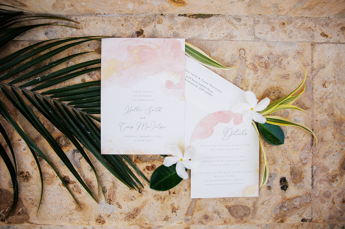 sr john wedding invitation suite